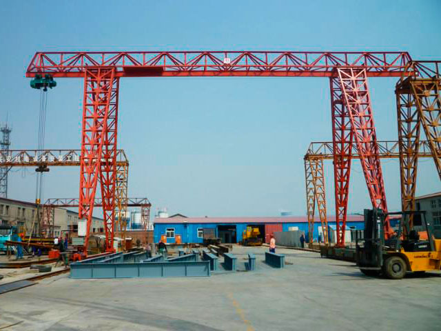 mhh型電動(dòng)葫蘆桁架門式起重機(jī)
